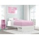 preview thumbnail 61 of 74, Colorado Platform Bed with Foot Drawer White - Twin