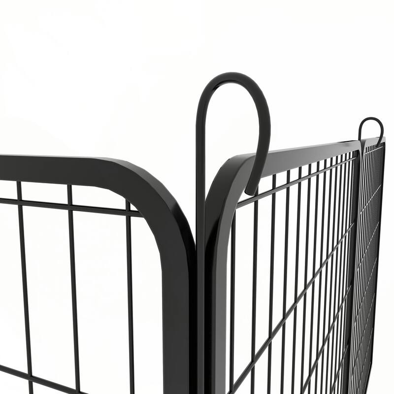 6 Panels Heavy Duty Metal Playpen with door
