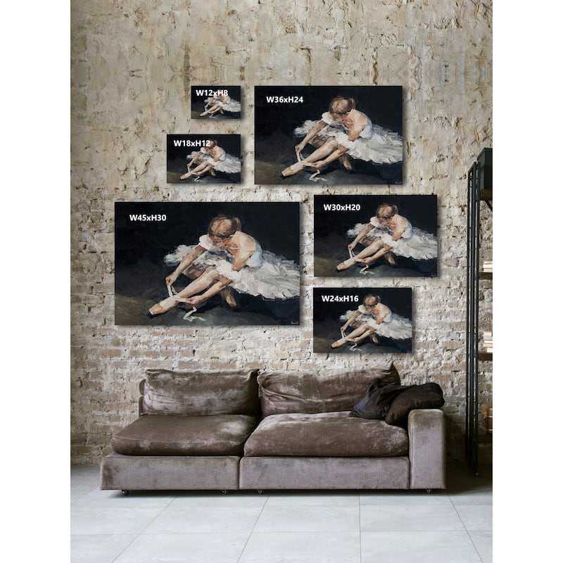 Now or Never Print on Wrapped Canvas