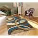 Orelsi Collection Abstract Area Rug