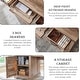preview thumbnail 11 of 28, 60" Farmhouse Executive Desk, Wood Home Office Desk, Computer Desk