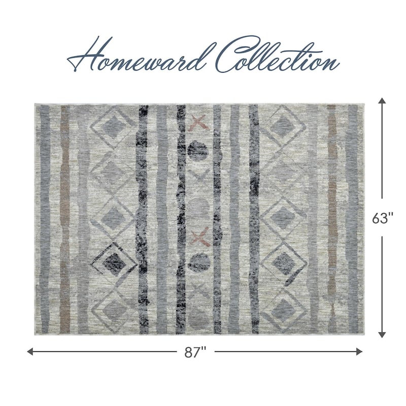 Homeward Collection Area Rug Oriental Rug for Living Room