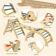 preview thumbnail 15 of 25, Foldable Pikler Triangle Set Toddler Wood Montessori Climbing Toys