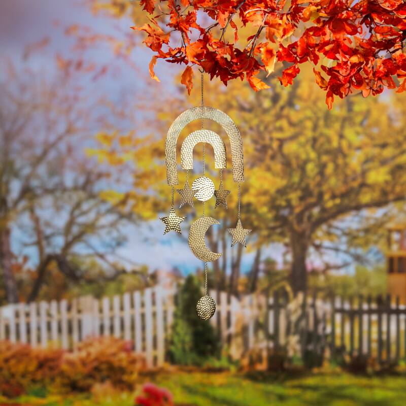 Gold Moon Hanging Decor