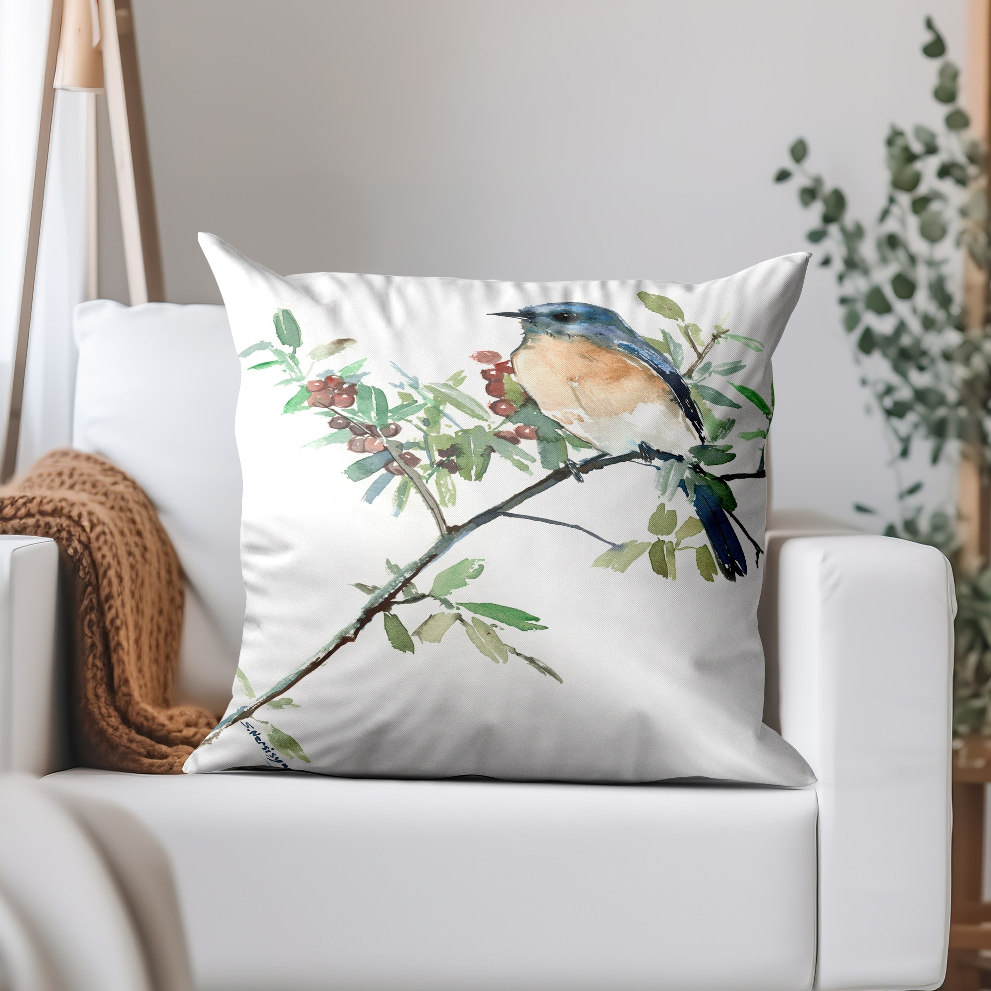 Bird accent store pillows