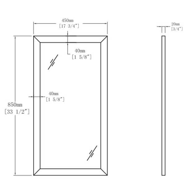 Concordia Collection bathroom Mirror Bed Bath & Beyond 32455069