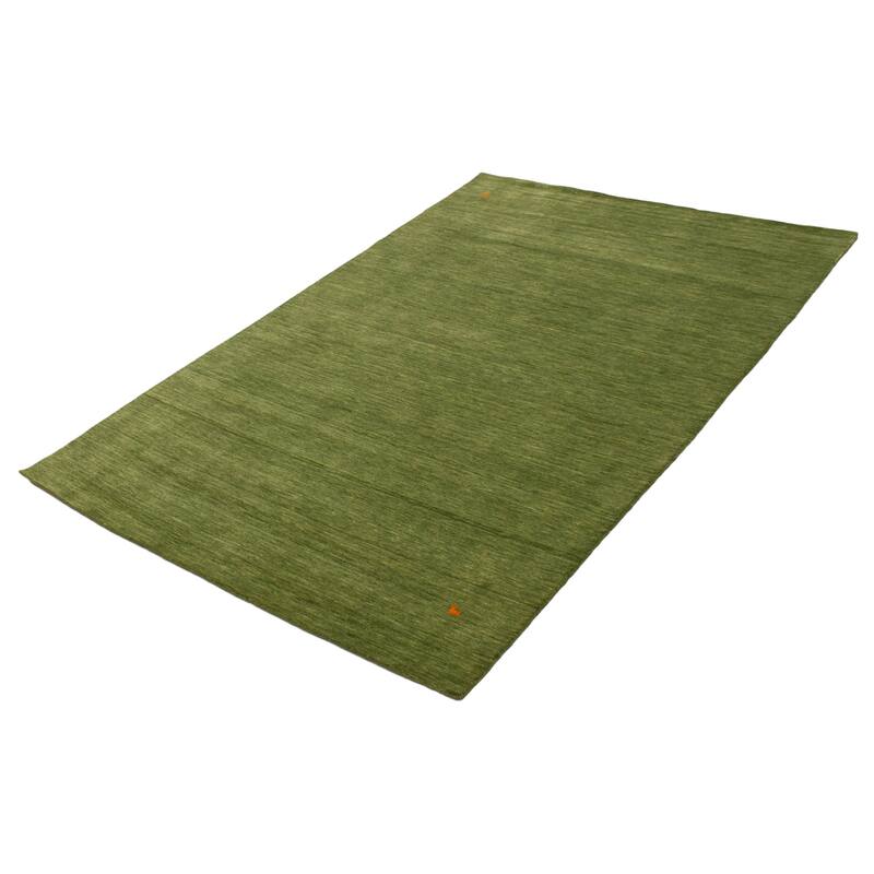 Kashkuli Gabbeh Green Rug 6'4" x 9'8" - 6'4 x 9'8