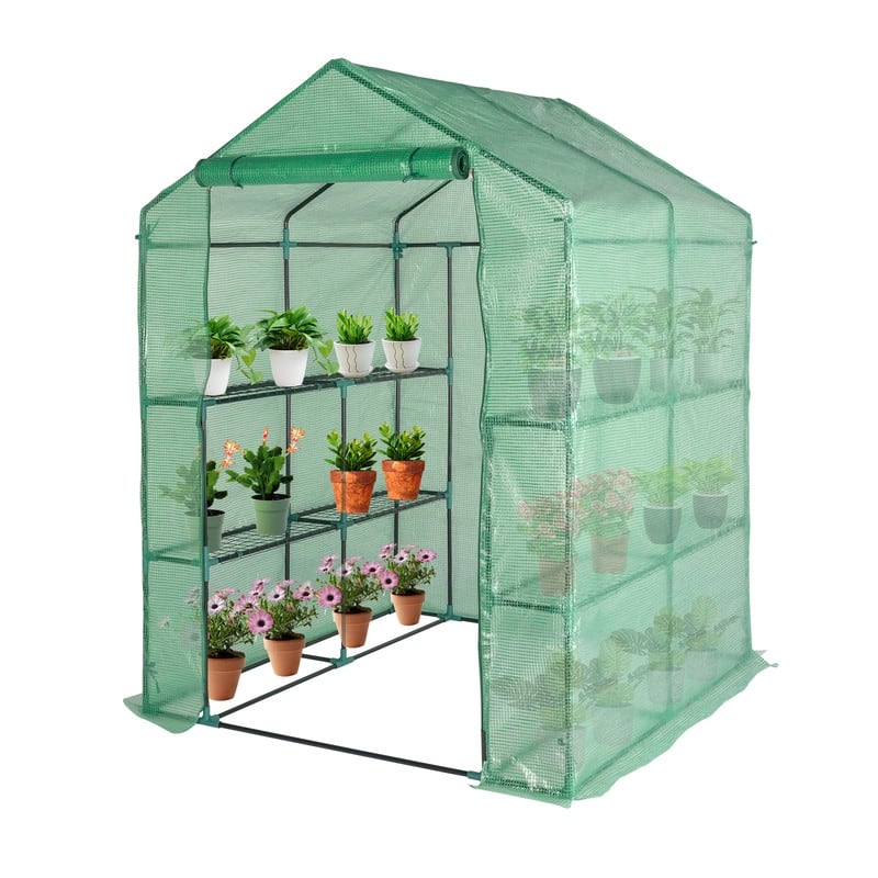 56"W x 56"D x 77"H Hobby Greenhouse