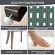 preview thumbnail 15 of 25, Madison Park Signature Ultra Upholstered Dining Side Chairs With Wood Legs (Set of 2)