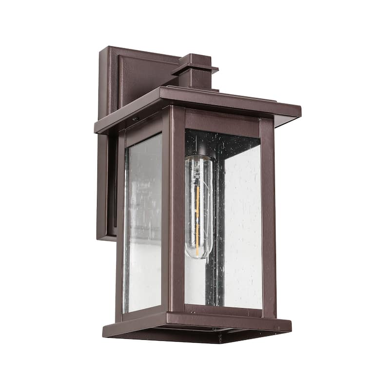 Brown Outdoor Oil Rubbed Bronze Wall Lamp Without Bulb Set of 2