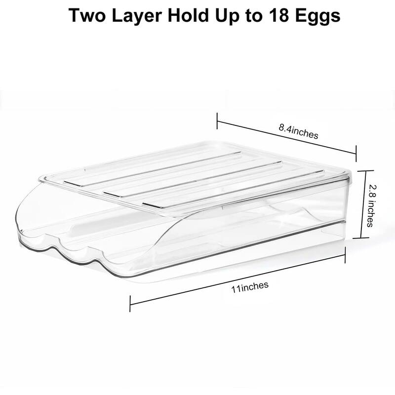 Auto Rolling Storage Container 18 Egg Tray 1 Layer On Sale Bed