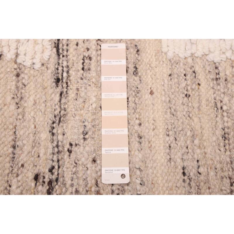 ECARPETGALLERY Hand-knotted Looma Beige, Cream Wool Rug - 8'2 x 10'1