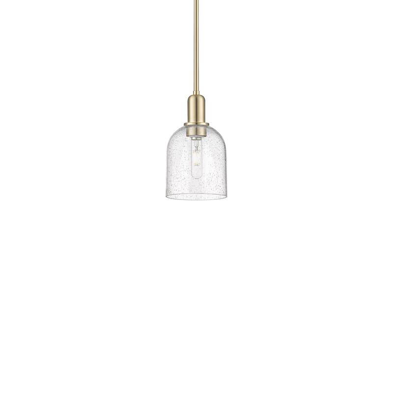 Innovations Lighting 716-1S-11-6 Bella Pendant Bella 6" Wide Mini - Champagne Bronze / Seedy