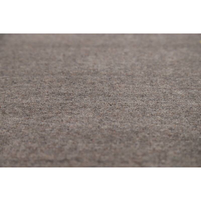 Tribal Gray Gabbeh Indian Area Rug Hand-Knotted Wool Carpet - 7'8" x 9'10"