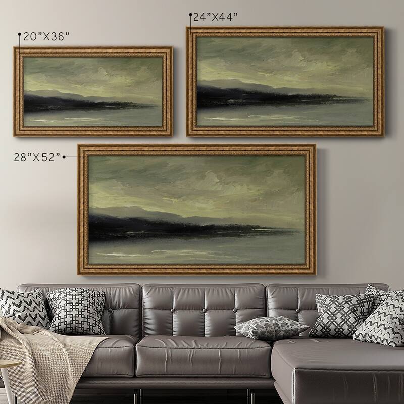 Coastal Dawn Premium Framed Canvas- Ready to Hang