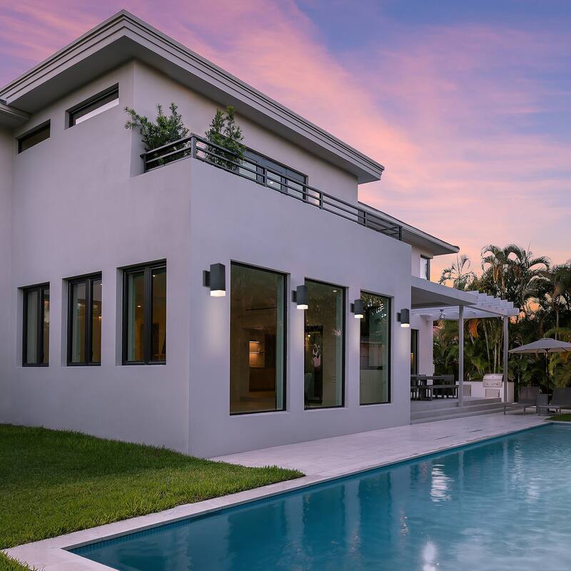 Willowsong Black Outdoor Hardwired Wall Sconce - 14