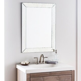 Artistic Weavers Alicia Antiqued Glass Frame Rectangular Mirror