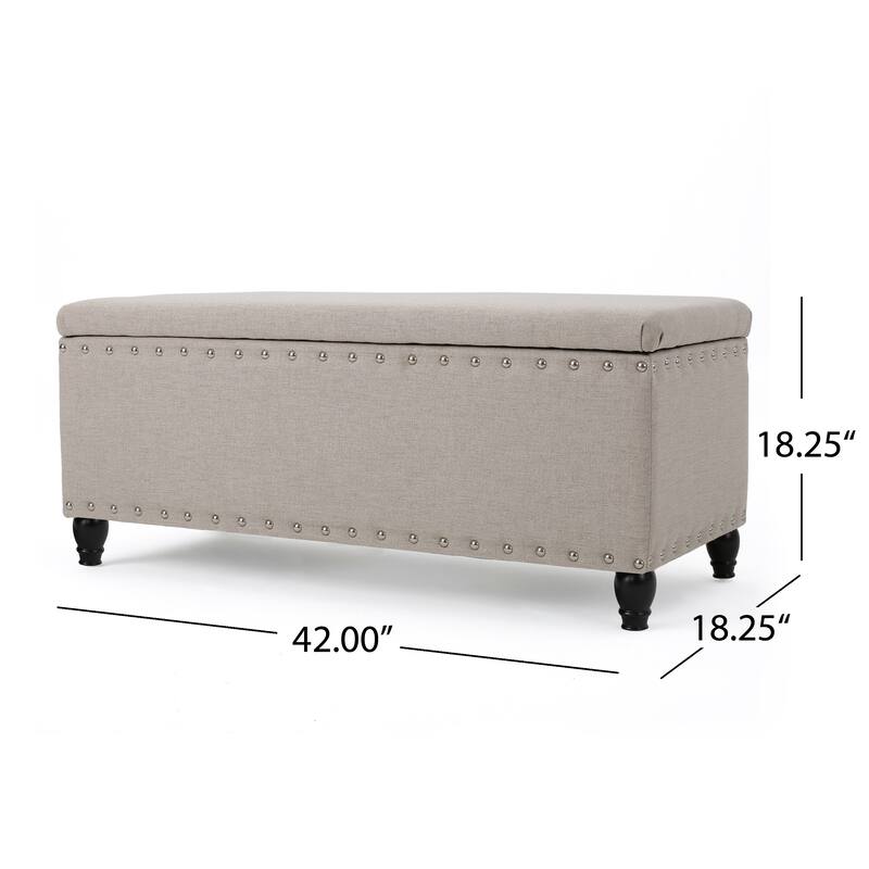 Multi-Use Storage Ottoman - Upholstered Functional Decor for Any Room