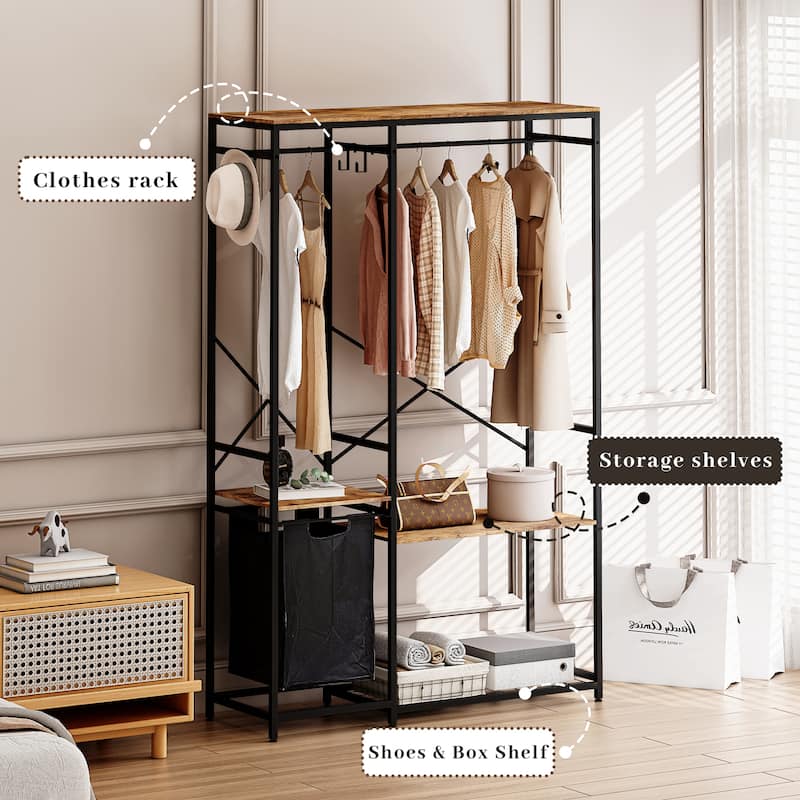 Portable Wardrobe Clothes Rack
