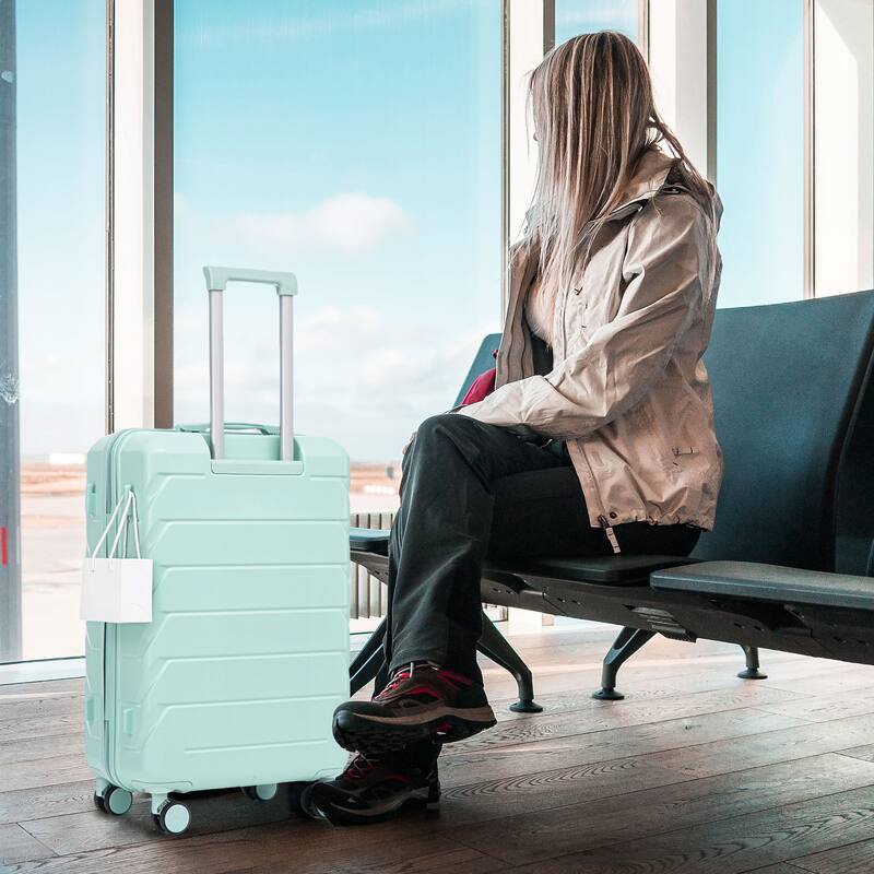 Fashion Luggage Lightweight Luggage, 3-Piece Set with Combination Lock and Universal Wheels, for Boarding and Travel