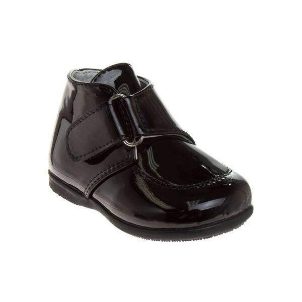 slide 2 of 5, Josmo Shoes Boys Walking Dress Shoes Infant / Toddler 5 - Black Patent