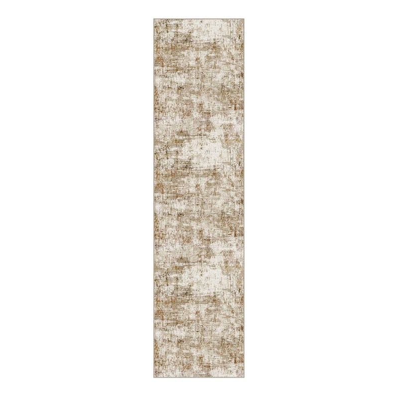 HomeRoots Abstract Modern Rectangle Area Rug