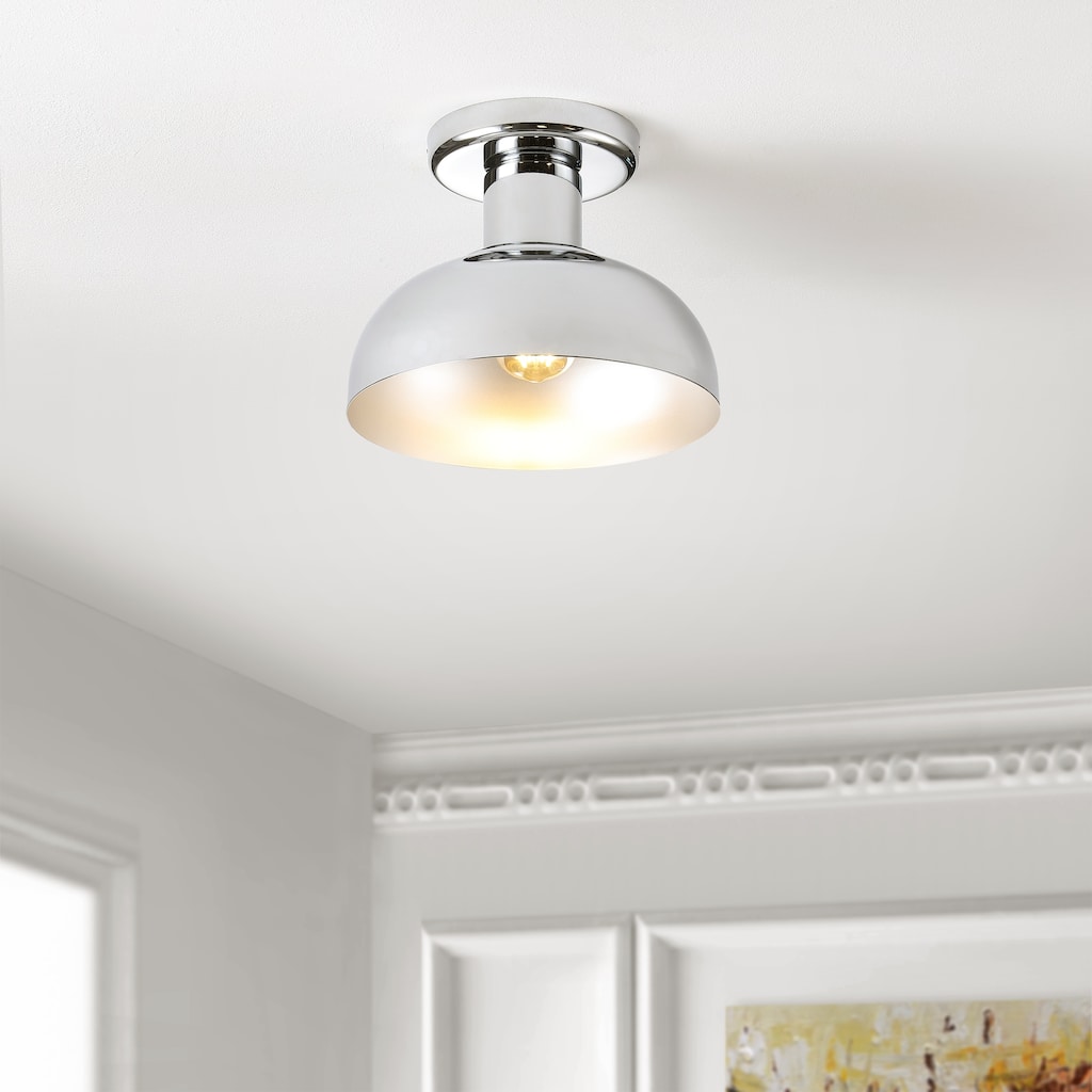 SAFAVIEH Lighting Taake Flush Mount - 13" W x 12" D x 12" H - 13Wx12Dx12H
