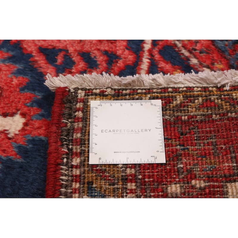 ECARPETGALLERY Hand-knotted Sarabi Red Wool Rug - 3'7 x 11'0
