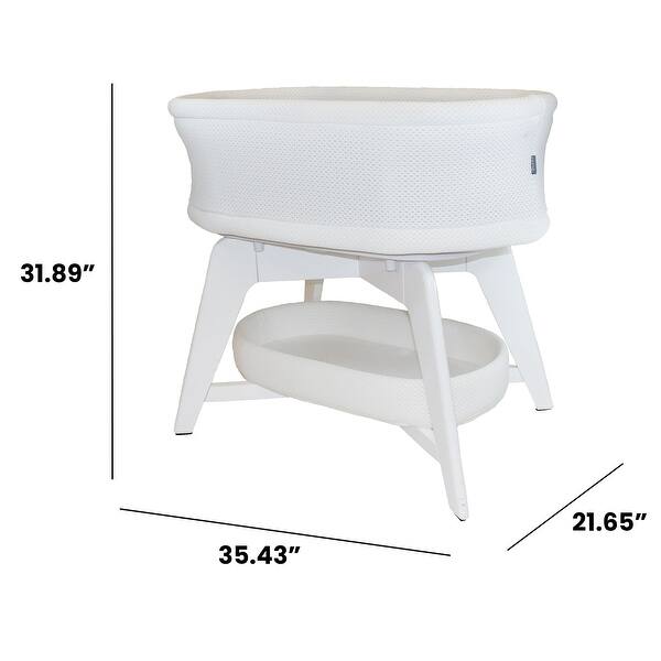 TruBliss EVI Smart Bassinet - White