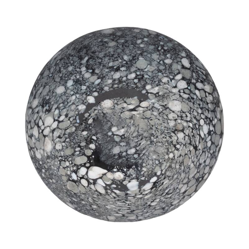 Glass Teardrop Silhouette Bottle - Gray