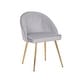 preview thumbnail 2 of 40, Porthos Home Daija Velvet Dining Chairs with Gold Legs