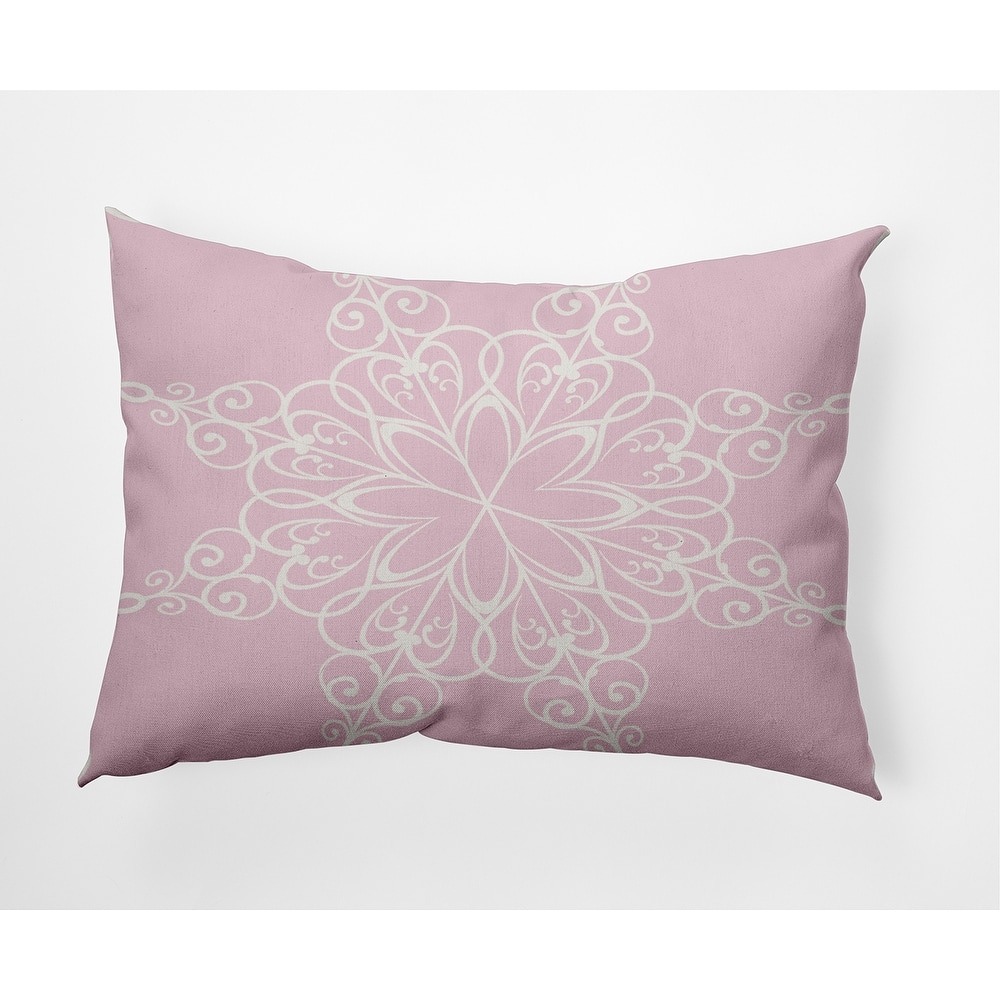 Snowflake Winter Soft Spun Polyester Decorative Throw Pillow