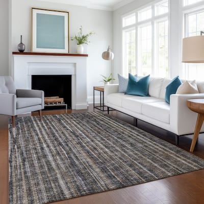 Premium Washable Super Soft Modern Stripes Mayfield Rug