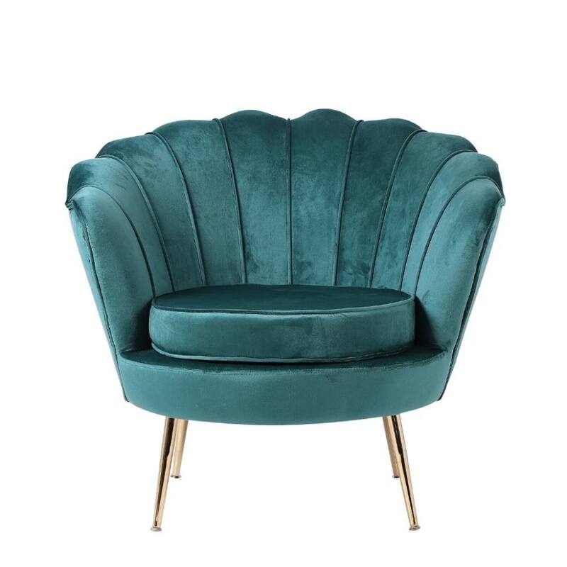 Queen Lounge Chair - Green
