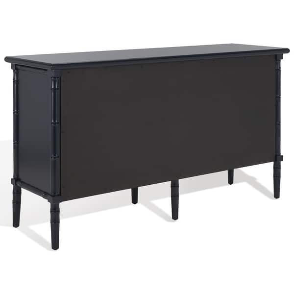 safavieh mina modern coastal dresser Safavieh Mina 25 in. 3-Drawer Modern Coastal Bamboo Nightstand