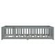 preview thumbnail 98 of 159, Wood Floor Bed with Safety Guardrails and Door