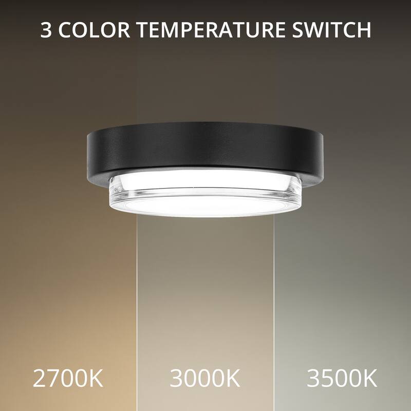 Clog 16in LED Outdoor Wall Light Selectable CCT 2700-3000-3500-4000K set to 2700K
