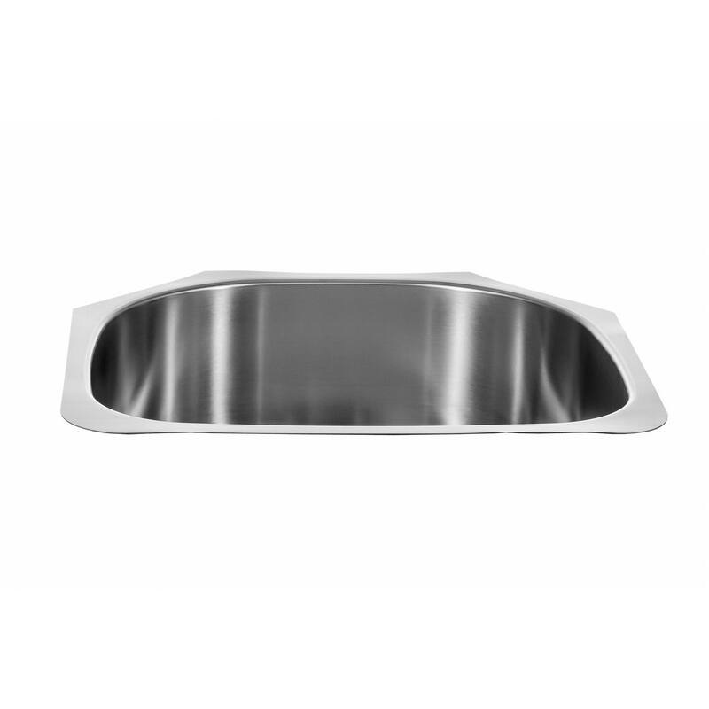 Miseno MSS2421C 23-1/4" Undermount Single Basin Stainless Steel