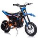 preview thumbnail 1 of 16, 24V Kids Dirt Bike Ride on Motorcycle 13.6MPH Fast Speed Blue