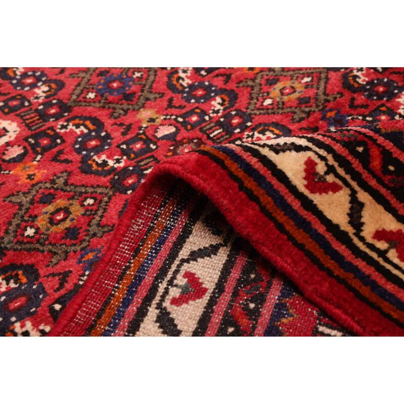 ECARPETGALLERY Hand-knotted Andelz Red Wool Rug - 2'8 x 12'10