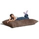 preview thumbnail 2 of 95, Jaxx 5.5' Huge Bean Bag Floor Pillow and Lounger for Adults - Microsuede Chocolate
