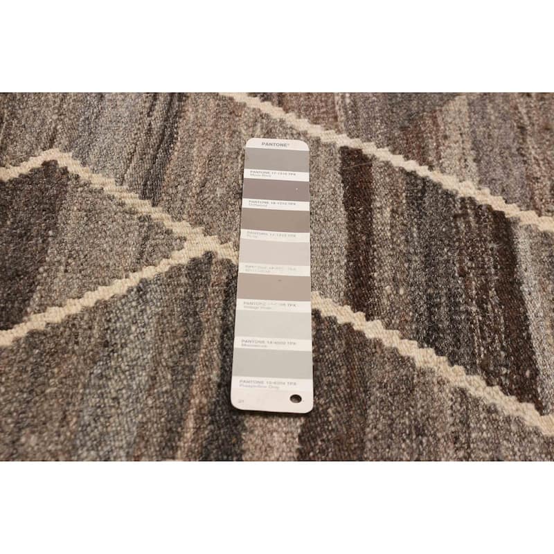 Sivas Taupe Kilim 6'9" x 9'11" - 6'9 x 9'11