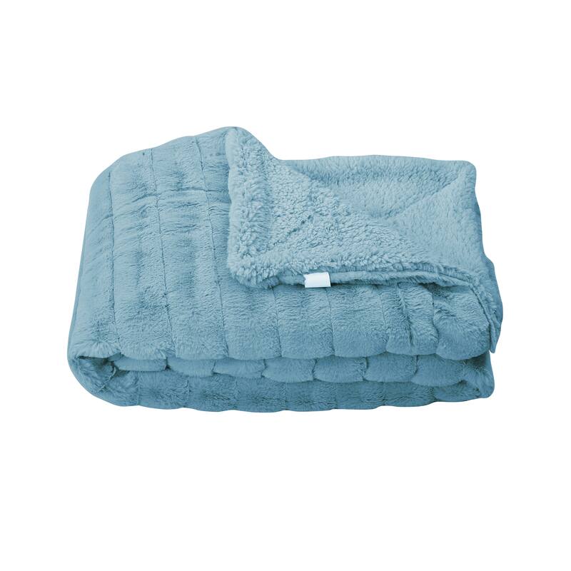 Supermink Decorative Fauxfur Throw 60'' x 80''