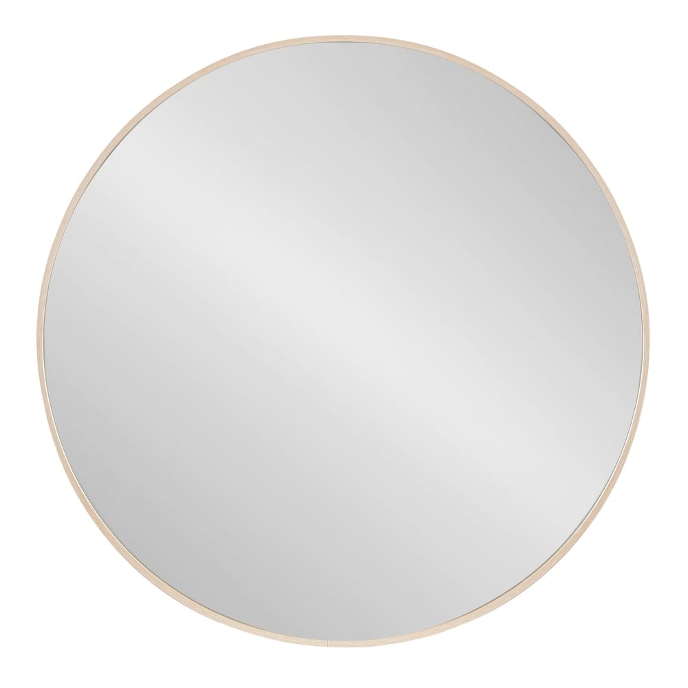 Kate and Laurel Zayda Metal Round Mirror