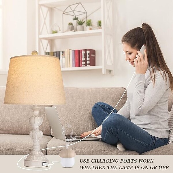 Touch control table lamp with usb cheap