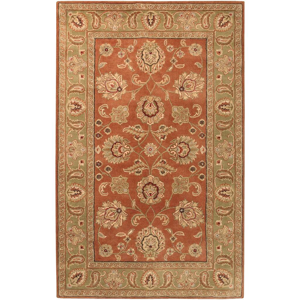 Hand-tufted Camelot Collection Wool Area Rug - 6' x 9' - 6' x 9'