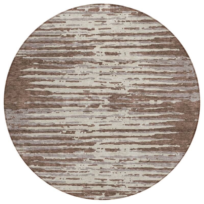 Machine Washable Indoor/ Outdoor Chantille Abstract Ombre Rug