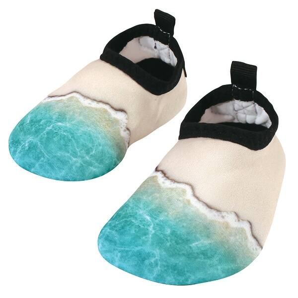 slide 1 of 1, Hudson Baby Infant and Toddler Water Shoes for Sports, Yoga, Beach and Outdoors, Sandy Beach Baby and Toddler Sandy Beach - 4T