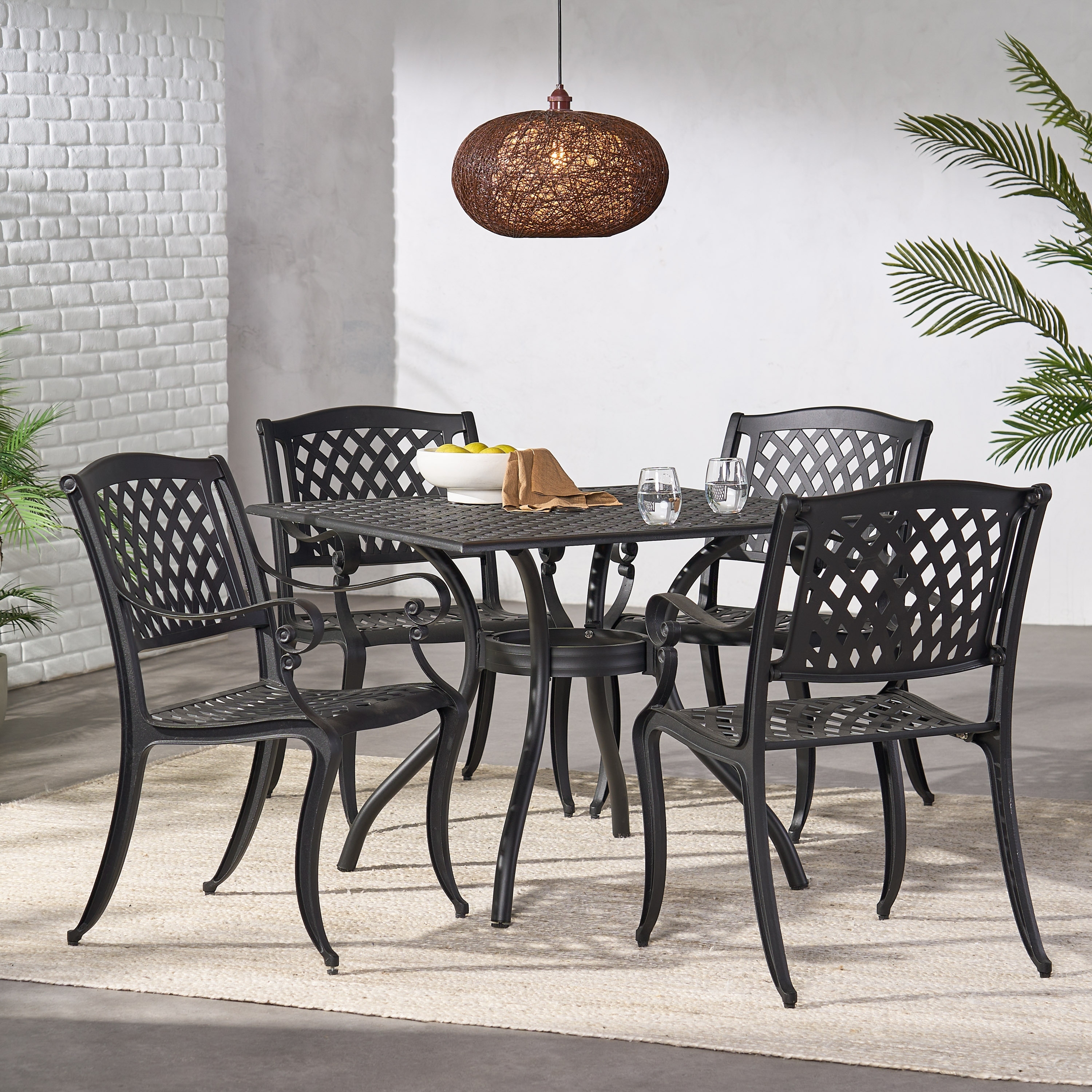Christopher knight home hallandale outdoor cast sales aluminum chairs