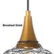 Alisar Modern 7inch Mini Farmhouse Cage Pendant Lights 1-light Metal Wire Black Ceiling Lights for Kitchen Island